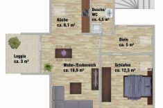 Grundriss Dachgeschoss