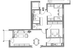 Grundriss 1. OG - links